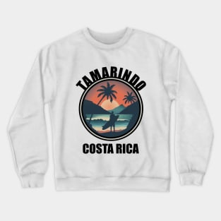 Tamarindo - Costa Rica (with Black Lettering) Crewneck Sweatshirt